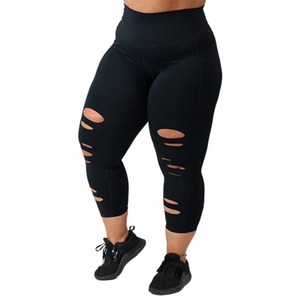 CVG CONSTANTLY VARIED GEAR Full Length Tear It Up Leggings in Black